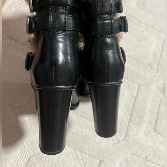Sold FRYE Penny Luxe Moto Short Black - Picture 8 of 11